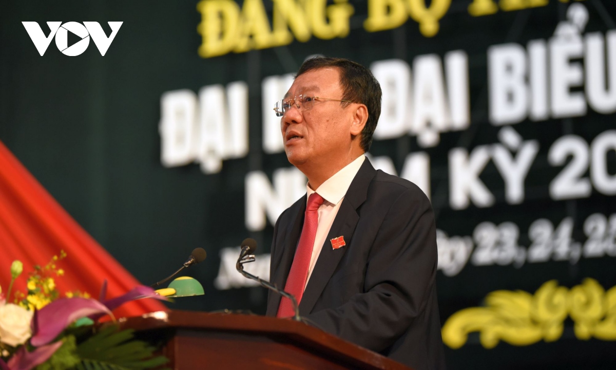 Ông Đoàn Hồng Phong tái đắc cử Bí thư Tỉnh ủy Nam Định
